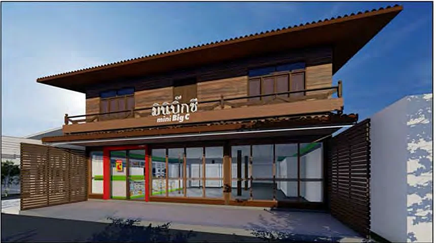 ปรับปรุงอาคารไม้เดิมเป็นร้าน Mini Big C เชียงคาน — รูปที่ 4